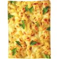 thumbnail image 3 of Mac and Cheese Blanket Funny Macaroni Pasta Real Food Throw Blankets Gifts for Kids Adults Lightweight Soft Fleece Cozy for Sofa Couch Bed Chair Room Birthday Decor 40x50in, 3 of 6