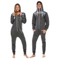 thumbnail image 3 of Skylinewears Jumpsuits Unisex Sleepwears One Piece Non Footed Pajama Adult Playsuit, 3 of 5