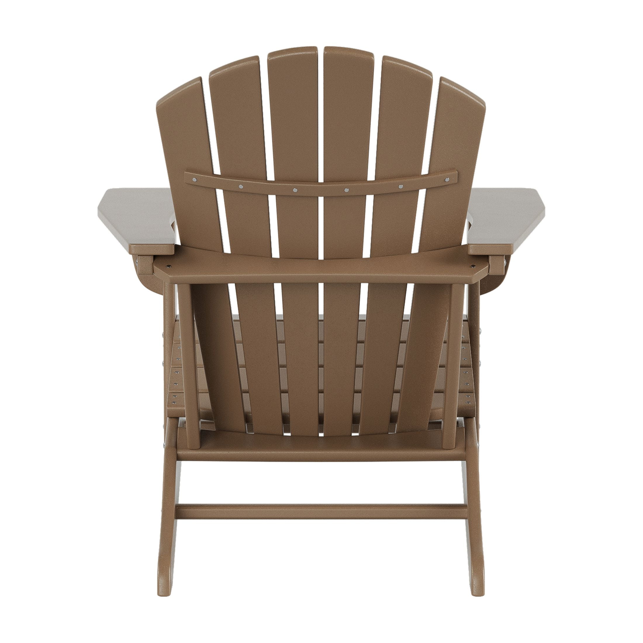 Westin Outdoor Weather Resistant Plastic Adirondack Chair - Brown (Set of 1)