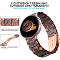 thumbnail image 3 of Wearlizer Compatible with Samsung Galaxy Watch 7/FE/6/5/ Watch 5 Pro/Galaxy Watch 4 40mm 44mm Band Women, 20mm Resin Strap for Galaxy Watch 3, 3 of 6
