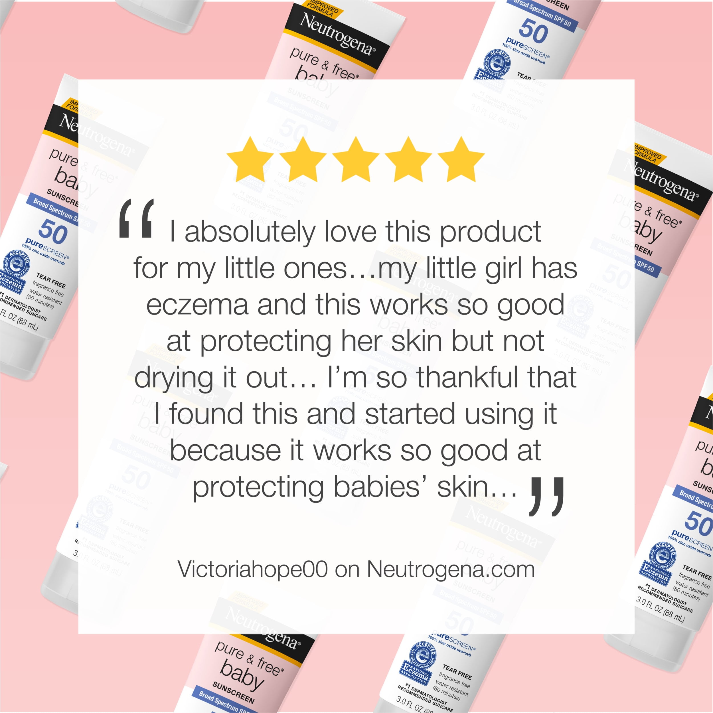 neutrogena pure and free baby sunscreen spf 50