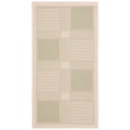 thumbnail image 2 of Safavieh Courtyard Eileen Geometric Indoor/Outdoor Area Rug, Natural/Olive, 4' x 5'7", 2 of 8