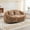 Brown, variant on GIKPAL 2-Seater Bean Bag Chair for Adults, Oversized Lazy Sofa with Memory Foam Filler, Spacious Plush Teddy Fabric Bean Bag Couch with Armrests for Living Room & Bedroom, Coffee