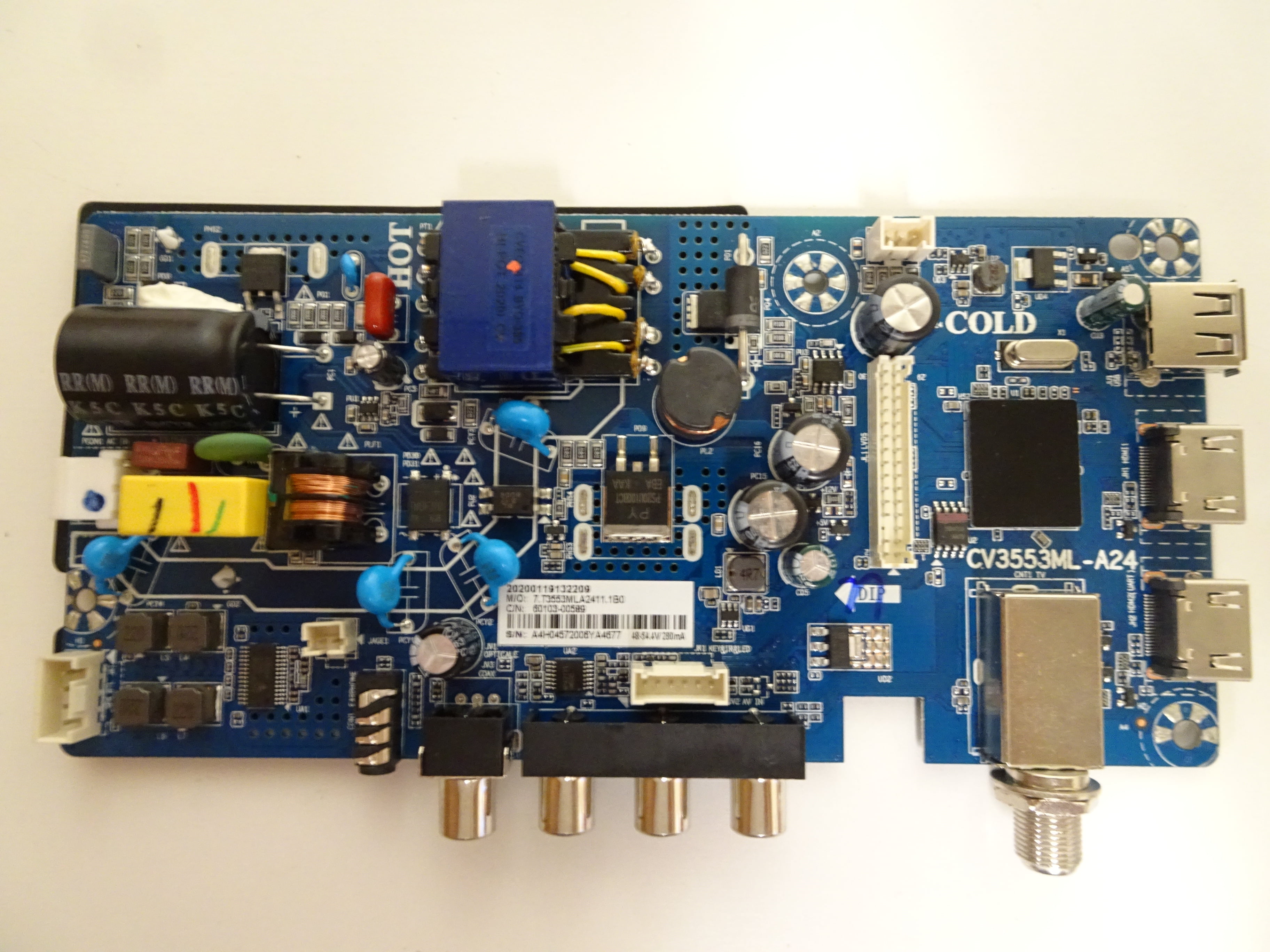 Insignia NS24DF310NA21 Main Board (CV3553MLA24) 6010300589