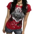 thumbnail image 7 of adaychics Grunge Tshirt Gothic Women Casual Vintage Crewneck Short Sleeve T Shirts Trendy Clothes Daily Wear, 7 of 7