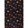thumbnail image 1 of Joy Carpets Neon Lights Have A Blast 4' x 6' Indoor Area Rug in Color Fluorescent, 1 of 1