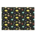 thumbnail image 1 of Space Cutting Board, Comets and Constellations Stars with Polka Dots Earth Sun Saturn Mars Solar System, Decorative Tempered Glass Cutting and Serving Board, Large Size, Multicolor, by Ambesonne, 1 of 1