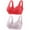 25-Red, variant on YWDJ Bras for Women Plus Size Push up 2 Pack Front Close Lounge Bras No Underwire Nursing Bras Wide Strap Full Coverage Bras Wrap Bras Padded Plus Size Comfortable Solid Breastfeeding Bras Red 2XL