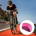 thumbnail image 4 of Wosthever Running Headband Ponytail Ear Warmer Protector de cabeza elástico Anti-polvo Estilo simple Accesorios de motocicleta para montar Sky Ciclismo Fucsia, 4 of 6