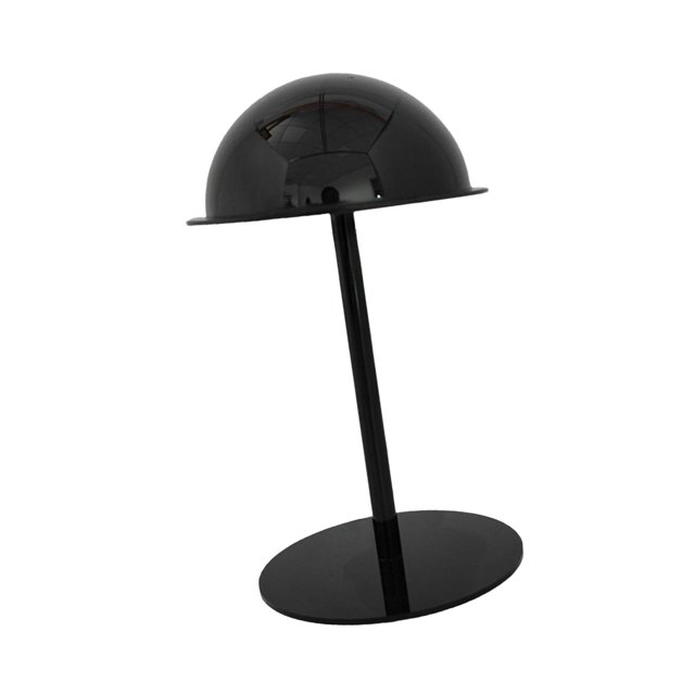Perchero para sombreros, pelucas, acrílico, diseño en forma de cúpula, pedestal redondo, organizador de para sombreros, para salón, centro 33 cm de altura
