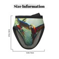 thumbnail image 3 of Pofeuu Flying Parrots In Jungle Print Thickened Mini Silicone Oven Mitts Heat Resistant, Rubber Oven Mitt Gloves, Finger Pinch Grips, Pot Holder, Silicone Potholder, 3 of 7
