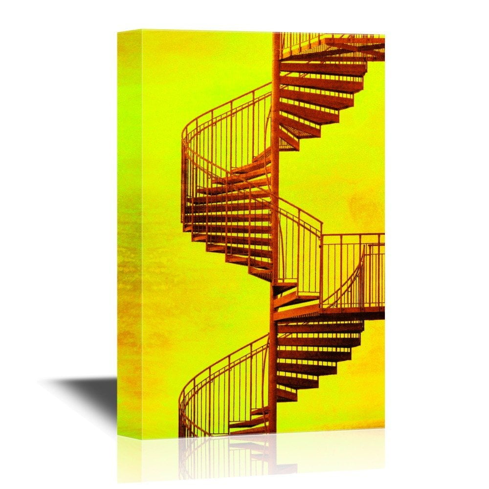 Wall26 Canvas Wall Art Spiral Staircase On Vintage Yellow Background Gallery Wrap Modern Home Decor Ready To Hang 16x24 Inches Walmart Com Walmart Com Wall26 Canvas Wall Art Spiral Staircase On Vintage Yellow Background Gallery Wrap Modern Home Decor Ready To Hang 16x24 Inches Walmart Com Walmart Com