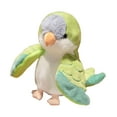 thumbnail image 2 of figatia Parrot Hand Puppet 20cm Stuffed Animal for Telling Story Preschool Role Play Green, 2 of 9