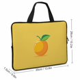 thumbnail image 2 of AWERP Yellow Orange Laptop Handle Bag - Diving Fabric Computer Protective Handle Case 13inch, 2 of 5