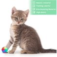 thumbnail image 4 of 4 Pieces LED Light up Dog Balls Flashing Elastic Ball LED Molar Ball Glowing Ball Pet Color Light Ball Interactive Toys for Cats, Dogs (2.8 Inches), 4 of 5