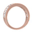 thumbnail image 2 of 1 Carat Diamond Wedding Band Ring in 14K Rose Gold (Ring Size 9.5), 2 of 5