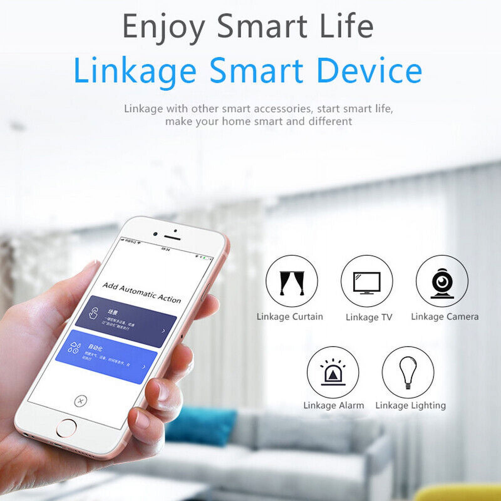 Smart Zigbee Infrared Sensor Power Saving Function Sensor 120° Viewing Angle for Zigbee IOS Android Systems