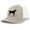 Khaki/White, variant on Canine Collection Black Lab Labrador Retriever Hunting Dog Mens Embroidered Mesh Back Trucker Hat, Khaki/White
