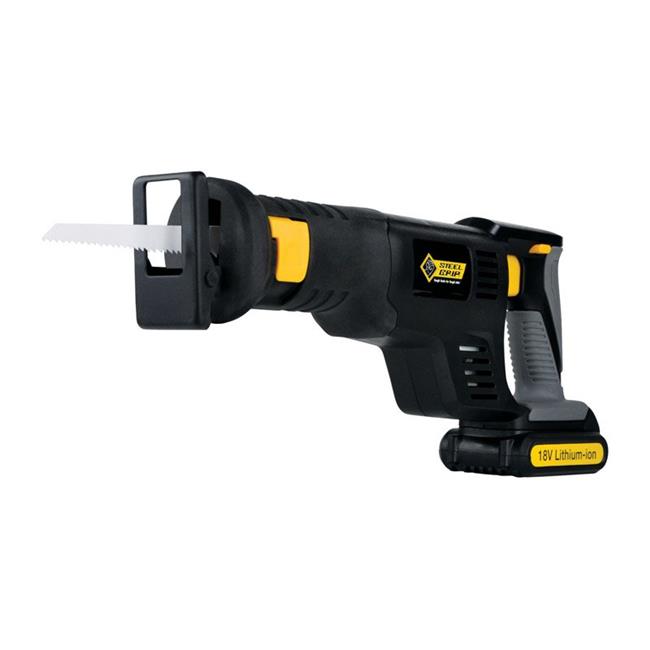 Steel Grip 2504645 18V Lithium Ion Cordless Reciprocating Saw Walmart