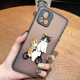 thumbnail image 3 of Matte Case for VIVO Y93 Y91C Y91 Y85 Y77 Y76 Y75 Y73 Y72 Y71 Y53 Y52S Y50 Y35 Y22 Y21 4G 5G Case Cute Cat Cartoon Illustration, 3 of 5