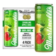 Pack Of 2 Martinelli's Gold Medal Sparkling Apple Juice with 100% Juice, 8.4 fl oz, Cans 4