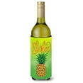 thumbnail image 1 of Aloha Pineapple Welcome Wine Bottle Beverge Insulator Hugger, 1 of 1