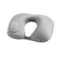 thumbnail image 5 of Travel Pillow Ergonomic Foldable Neck Pillow for Car Airplane Outdoor Sports Gray Silky Fabric, 5 of 8