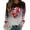 Grey, variant on Valentine's Day Sweatshirt for Women 2026 Love Heart Graphic Pullover Crewneck Long Sleeve Tops Valentines Sweatshirt Black L