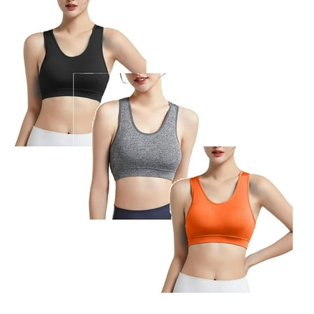 LUOGENLI Women Bras No Underwire Front Closure Women Casual Adjustable Breathable Top Bra Underwear without Steel Ring Gathering Women Bras Push up Padded Women Bralette Set L