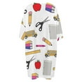 thumbnail image 5 of Teacher & School Item Mix Three Sleepshirts For Sleeping Travels Loose Sleepdress Pajama Dress Soft Nightdress Sleepwear, 5 of 7
