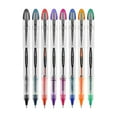 UniBall Vision Elite Rollerball Pens, 8 Pack, FastDrying Ink, LeakResistant, Assorted Colors