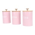 thumbnail image 1 of 3PCS Canister Sets for Kitchen Counter, Storage Canister Multifunctional Storage Jar with Lid for Tea Coffee Sugar, Kitchen Canister Set Food Container Organizer, 1 of 7