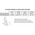 thumbnail image 2 of Allegro Men’s 20-30 mmHg Essential 102 Ribbed Compression Support Socks, Comfortable Support Garments for Men, 2 of 5