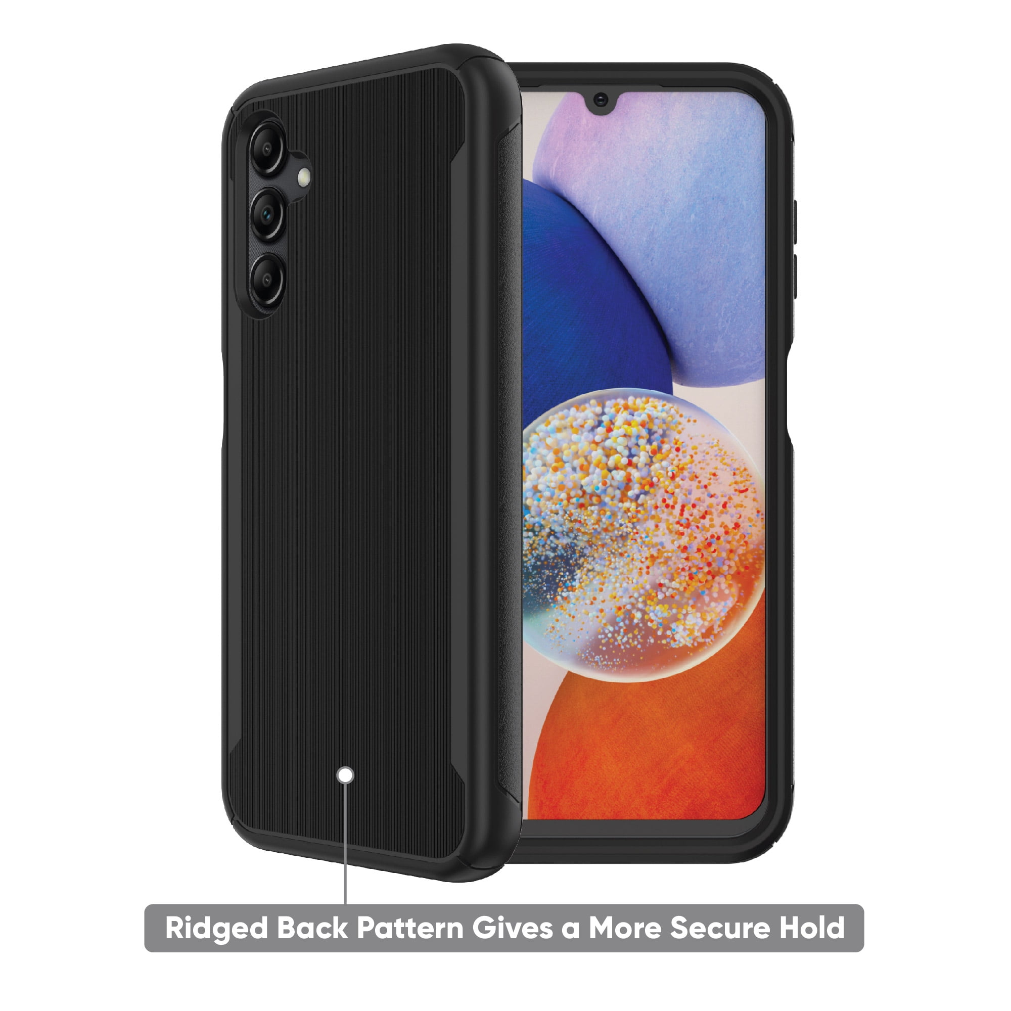 onn. Protective Gel Phone Case for Samsung Galaxy A14 5G - Black