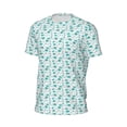 thumbnail image 6 of Wukai Utensiles Print Men's Short-Sleeved Mesh T-Shirt,Quick-Dry Short Sleeve Workout T-Shirt-Small, 6 of 8