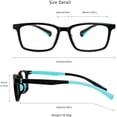 thumbnail image 2 of LifeArt Kid Blue Light Blocking Glasses, Filter 85% of Harmful Blue Light, Anti Eyestrain and Blurry, Computer Glasses (Blue), 2 of 6