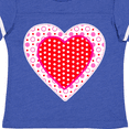 thumbnail image 4 of Inktastic Valentine Red Heart with Dots Boys or Girls Toddler T-Shirt, 4 of 5