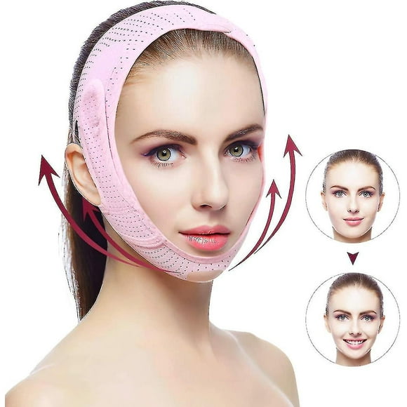 Breathable V Face Cheek Lift Up Band Reduce Double Chin V-line Shaping Bandage Anti Wrinkle Face Bandage