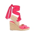 thumbnail image 2 of Alpargata De Plataforma Con Yute Para Mujer Listón Estilizado Lona Fucsia, 2 of 5