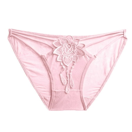 Ladies Soft Brief Underwear Lace G String Lingerie Breathable Dailywear Panties Lightweight Comfy Stretch Underpants