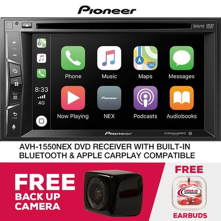 Pioneer AVH-1550NEX Limited DVD Receiver Apple CarPlay Free Backup