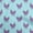 Light Blue, variant on oneOone Georgette Viscose Sea Green Fabric Rooster Cock Fabric For Sewing Printed Craft Fabric By The Yard 42 Inch Wide