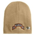 thumbnail image 5 of U.S. Army 75th Ranger Regiment Symbol Embroidered 8 Inch Solid Knit Short Beanie Made in USA - Stone OSFM, 5 of 5