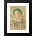 thumbnail image 2 of Tadeusz Makowski 14x18 Black Modern Framed Museum Art Print Titled - Boy in a Green Cap (1923), 2 of 5