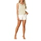 thumbnail image 2 of INSPIRAR CHIC Camisones de Satén para Mujeres en el Día de la Madre, Top sin Mangas, Cuello en V, Blusa Casual de Seda L Beige, 2 of 6