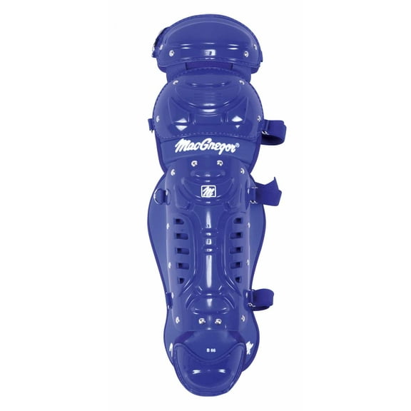 MacGregor® B68 Double Knee Junior Leg Guards, Royal Blue