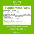 thumbnail image 3 of HealthFare He Shou Wu Fo-Ti Capsules | Root Extract 1000mg | Herbal Supplement | 200 Vegan Pills | Traditional Chinese Herb for Vitality & Healthy Aging Support | Non-GMO, Gluten-Free | Made in USA, 3 of 7