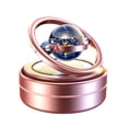 thumbnail image 1 of Pink Solar Car Aromatherapy With Aluminum Alloy Double-Ring, Suspension Rotating Design And Cologne Included For Vehicle Interior, Air Freshener And Car Decor, 4.5X4.5X3.2In 0.6Lb, 1 of 8
