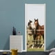 thumbnail image 2 of Pegatinas en 3D para puertas 2 unids / set 3D autoadhesivo Puerta de la pared del refrigerador Etiqueta Wrap Mural Tatuajes de pared D Magideal Pegatinas en 3D para puertas, 2 of 7