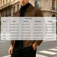 thumbnail image 3 of Men's Zip Up Casual Jacket Lapel Collar Fully Lined Long Sleeve Coat with Pockets Spring Fall Outfits Daily Outerwear, 3 of 6